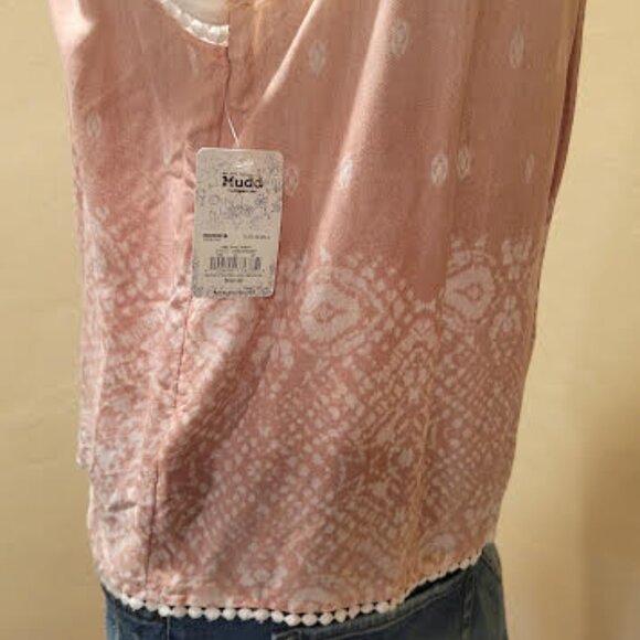 NWT Mudd ombre light dusty pink women's tank top - Size: Small - Picture 2 of 7